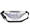 Fashion women Laser Cosmetic Pouch Luxury PU Waist bags portable waterproof Makeup Bag female Holographic Tote Bag travel runing cycling waistpack chest packs