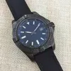 Мужские наручные часы Avenger Seawolf с автоматическим PVD-покрытием и черным циферблатом