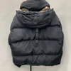 Yüksek kaliteli kadınlar aşağı ceket tasarımcısı parkas 22fw moda kış erkek bayanlar ceket lüks mektup ekose klasik sıcak iki renk