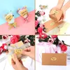 Wholesale Kraft Paper شكرًا لك ملصقات هدية فارغة ختم الملصقات صندوق التعبئة والتغليف لوازم 1222876