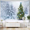 Tapestry Wall Hanging Christmas Tree Series Cartoon Kawaii Room de Estética Presente Decoração Home Decoração J220804