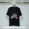 Mens New T Roomts Top Designer Tee Cotton Round Colder Form Shirt Fashion Men Casual Letter Prant