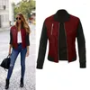 Kvinnorjackor grossist- 2022 Autumn Women Basic Coats Casual Long Sleeve Jacket Winter Coat Tjockna Outwear Bomber Abrigos Mujer S11