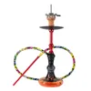 Narguilé arabe moyen tube unique sortie de tige moyenne silicone Apache narguilé shisha ensemble