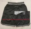 Neue Just Don Pocket Football Short Lässige Sport-Hip-Pop-Hose mit Taschen Reißverschluss Jogginghose Genähte atmungsaktive Gymnastik-Trainings-Strandhose Shorts Größe S-XXL