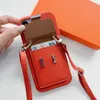 여성 Crossbody 가방 디자이너 전화 케이스 아이폰 13 프로 Max11 12 Promax X/xs Xr 지갑 카드 케이스 Repo 가죽 전화 커버