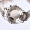 Męskie automatyczne zegarki mechaniczne Sapphire Glass 41 mm stal nierdzewna nieba niebieskie tarcze solidne zapięcie Montre de lukse super lominous wodoodporne