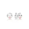 Andy Jewel Authentic 925 Sterling Silver Studs Playful Wink Stud -oorbellen Past bij Europese Pandora Style Studs Sieraden 297102EN161