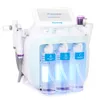 6 in 1 Hydro Faseial Dermabrasion Face Liftting機超音波マイクロカレントディープクリーニングアンチしゃぶんジェットニキビ除去装置