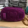 Velvet taille tassen vrouwen Fanny Pack Designer Bum Belt Bag Geld Handy 2022 Crossbody Lady Handtassen Purse Solid Travel Bag9817096