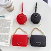 Designer EarphoneCase Headphone Cushions For Airpods1 With Gold Chain And Triangle Shape HeadphoneCase For Airpods2 Bluetooth Headset Case Airpodspro