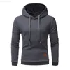 Kış Moda Erkekler Hoodies Sweatshirt Saklama Hooded Coats Ceket Eşsiz Koreli Uzun Kollu Hoodie Jumper Üst Giyim Y220818