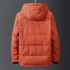 20 graden Winter Parkas Men Down Jacket Manne Witte Duck Hooded Outdoor Dikke Warm Gevotned Sneeuwjas Oversized M 4XL 220819