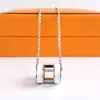 Designer Classic Luxury H Pendant Necklaces Ladies Silver Letter Necklace Luxury Design Jewelry Colorfast Hypoallergenic