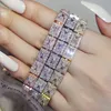 Designer 2022 Arrivals 18cm Luxury Heart Rose Gold Silver Color Bracelet Bangle for Women Wedding Bride on Hand Gift Jewelry S5777