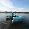 Inflatable Dock Hangout 240 Classic Inflatable Water Floating Raft Yacht Jet Ski Swimming Platform with eva teak