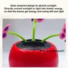 Interior Decorations Solar Powered Dancing Flower Doll Car Office Desk Decor Funny Electric Toys For Kids Christmas Gift OrnamentsInterior D