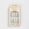 False Nails 12pcs Ballet lungo Design Rhinestone Design Falso Nail art Pressa da pressa su TIPS9524511