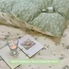 Set di biancheria da letto 100 cotone fresco floreale verde copripiumino set di biancheria da letto con fiori delicato sulla pelle traspirante Twin full size personalizzato6669467