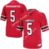 Maillot de football personnalisé Louisville Cardinal cousu 19 Popeye Williams 61 Bryan Hudson 12 Devaughn Mortimer 44 Selah Brown 35 Jeremiah Caldwell 7 Tiyon Evans Jersey