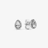 Borchie Radiant Teardrops Autentici orecchini in argento sterling 925 adatti a gioielli europei con borchie stile Pandora 296252CZ