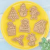 Ação de Graças Moldes de Farolos de Cartoon de Natal Pressione Biscoitos Fondantes Decorando Ferras Acesso Baking Baking Cutter Cutter Conjunto ZL1310