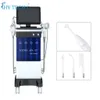 Portable 8in1 Hydrafacial Annat sk￶nhetsutrustning Aqua Peel Smart Ice Blue RF RadioFrequency Skin Scrubber Hydra Dermabrasion Hydro Facial Care Beauty Machine