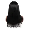 Rechte Hoofdband Menselijk Haar Pruik voor Zwarte Vrouwen Braziliaanse Menselijk Haar Hoofdband Pruiken Lijmloos Geen Lace Front Wig Wear