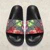Men 2022 Mulheres sandálias flip flores animais slide Slide Moda larga chinela escorregadia chinelada com tamanho de caixa US5- US12