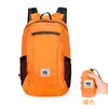 Mochilas coloridas ao ar livre, bolsa esportiva leve à prova d'água dobrável de grande capacidade