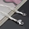 925 Sterling Silver Tassel Love Five Heart Snake Chain Bracelet for Women Wedding Complement Party Jewelry