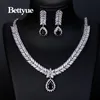 Bettyue Charming Fashion Elegance Cubic Zircon Multicolor Europe And America Style Wholesale Jewelry Sets Women Ornament 220818