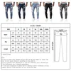 Mens Ripped Skinny Jeans Blue Slim Fit Hole Pencil Pants Casual Biker Trousers Streetwear High Quality Denim Man Clothing W220818