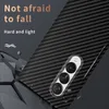 Cool Carbon Fiber Slim Cases for Samsung Galaxy Z Fold 4 Matte PC Armor Cover