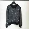 Sweat-shirt à manches longues pour hommes, décontracté, diamants brillants, cristal scintillant, Clubwear, pull unisexe, Hip Hop, 4xl, nouvelle collection automne