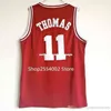 #11 Isiah Thomas Hoosiers College Basketbol Formaları Isaiah Thomas XS-XXL Yelek Formaları