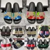 Designer Luxus Hausschuhe Männer Frauen Breite Flache Schuhe Slide Sommer Mode Sandalen mit Dicken Sandale Slipper Flip Flops