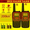 Walkie Talkie 2022.Outoor Sports Talkies Uzun menzilli 2 yönlü radyolar açık alanda 5-10 mil kadar 22 kanal FRS/PMR/GMRS Waliewalkie Talkie