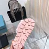 Women Fashion Sandals Slides Winter Sexy Real Leather Brand Low Heel Shiny Sandal Ladies Beach Shoes Dr Shoe Platform House Slipper Fuzzy 44