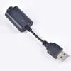 E CIG USB ŁYSKOWA KABLE EGO Adapter ładowania dla 510 akumulatorów evod ego c skręca