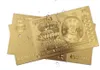 Number 8Store Store Andere Kunsthandwerksgeschenke Gedenkmünze Euro Old Banknote Gold Weihnachten Plastikfoto Rahmen Papier Geschenk C0818G03