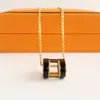 Designer Classic Luxury H Pendant Necklaces Women 18K Gold Letter Necklace Luxury Design Jewelry Colorfast Hypoallergenic