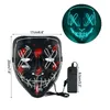 Cosmask Halloween Led Mask Masque Masquerade Party Maskers Light Glow in the Dark Funny Masks Cosplay kostuumbenodigdheden