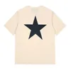 Ünlü erkek tişörtleri yaz tişörtlü pentagram baskılı sokak kıyafeti moda erkek kadın hip hop kısa kollu tees boyutu S-xxl3xl