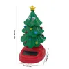 Интерьер украшения автомобиль солнечная движущаяся голова встряхивая танцы рождественская елка для и домашние украшения детские игрушки подарок подарки
