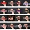 24шт съемные матовые матовые цветные накладные ногти поддельные наращивание ногтей маникюр DIY искусство