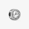 Bracciali da donna Bracciale in pelle intrecciata Pandora doppio cerchio con fibbia in argento 925 590745