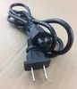 Datorkablar Anslutningar Hög kvalitet 1,2m 3 Prong EU European eller US Plug Laptop AC Power Cable Adapter Charger Plum Blossom Tail Cord C