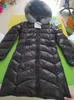 Parkas pour femmes Femmes Khloe Longue Doudoune Designer Fox Fourrure Capuche Outwear Hiver Fermeture À Glissière Ceinture Poches Épais Manteau Chaud