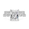 Vintage squarecut 6ct Lab Diamond Promise Ring 100% Real 925 Sterling Silver Compromiso Anillos de boda para mujer Joyería